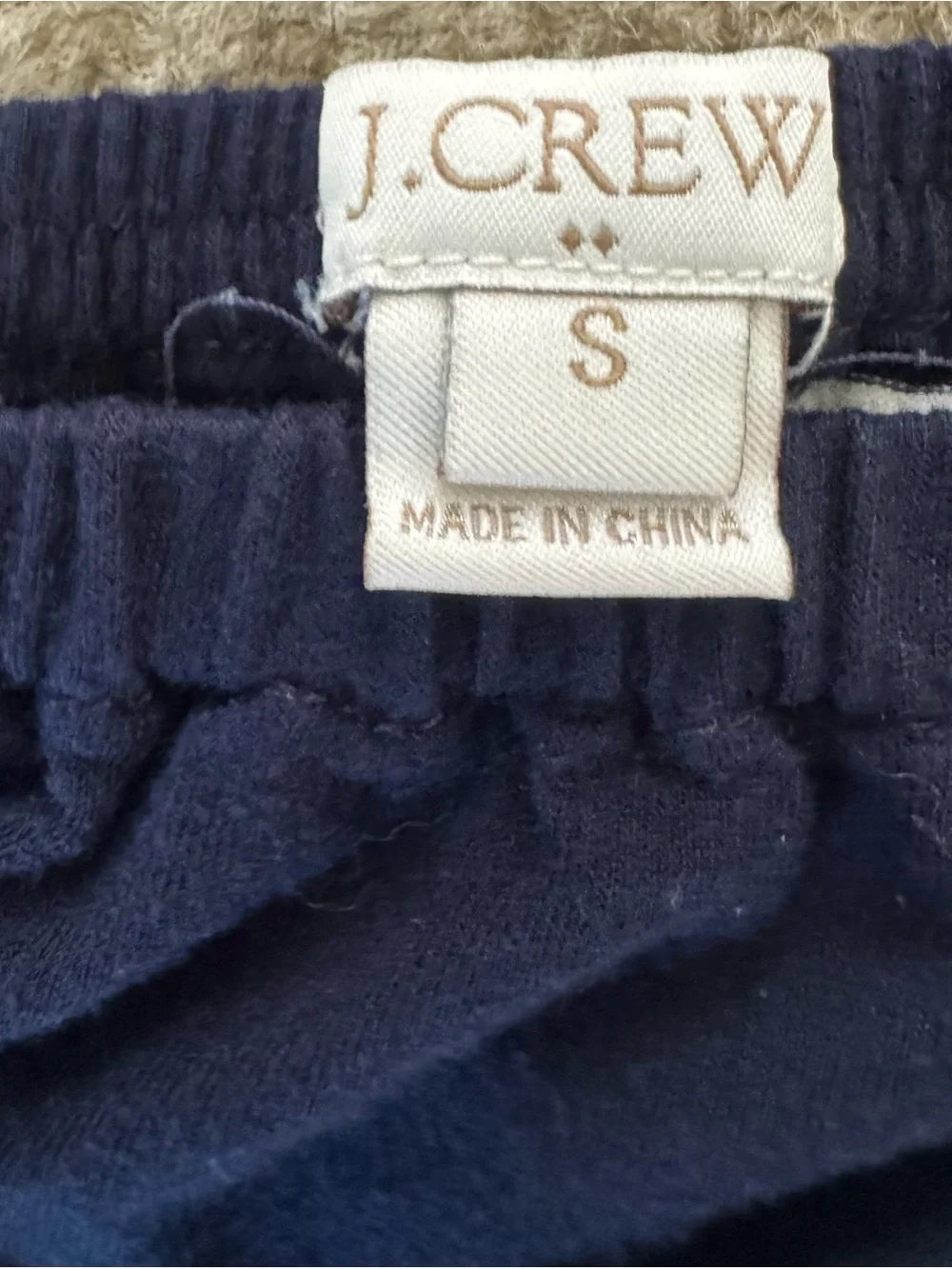 J. Crew Sz S Navy Strapless Striped Maxi Dress